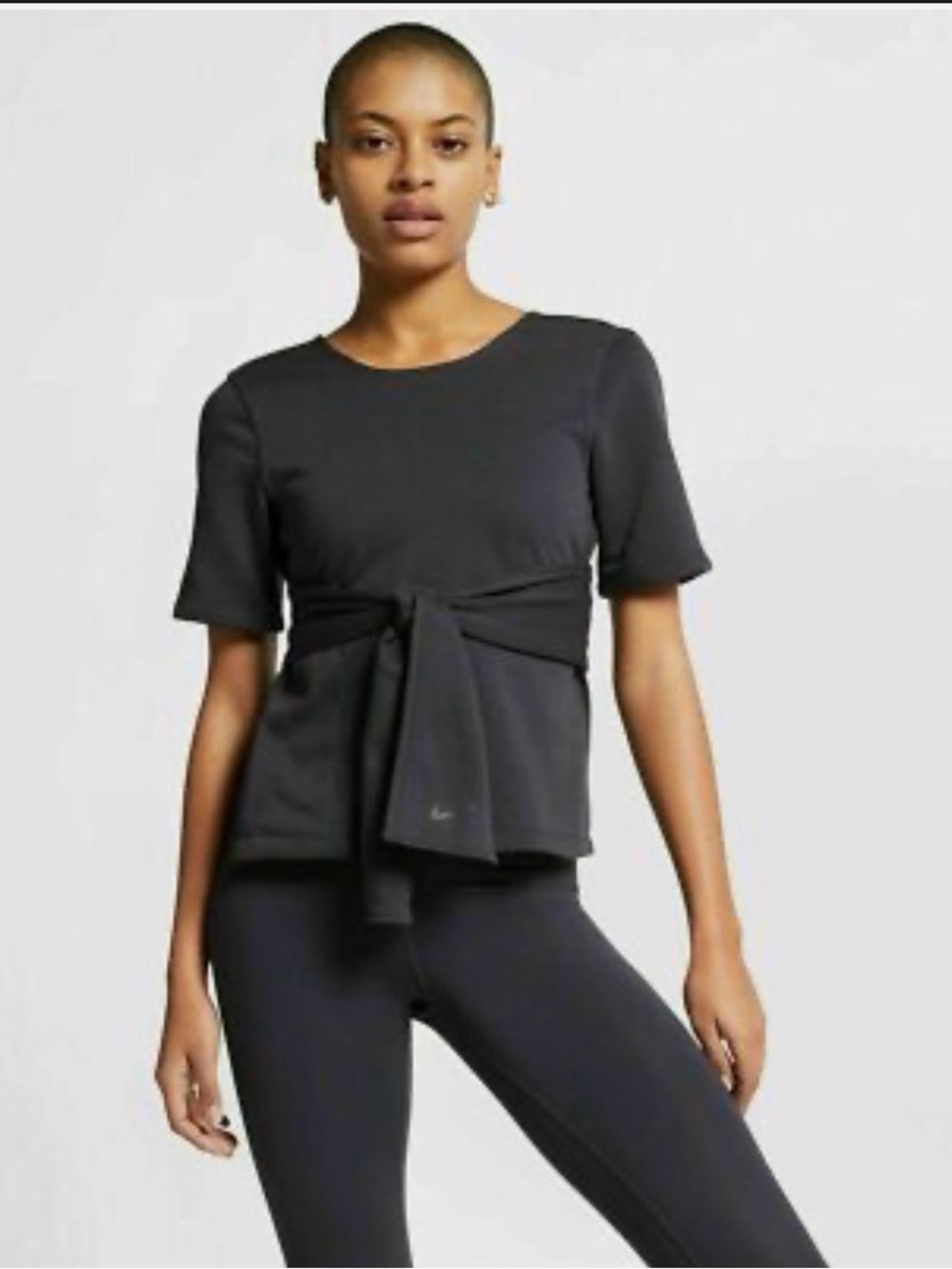 Nike Womens Dri-Fit Studio Short
Sleeve Yoga Top